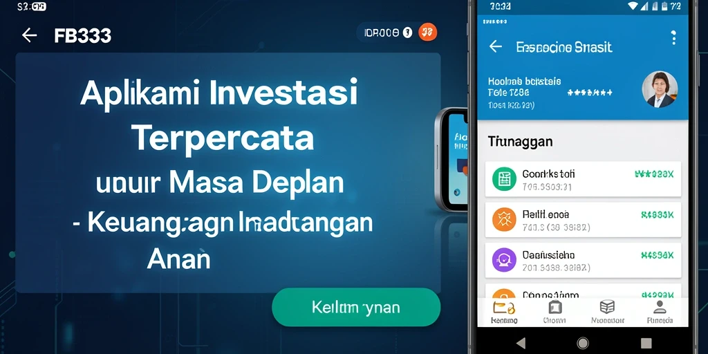 Tampilan antarmuka FB333 yang modern dan fungsional dalam investasi.