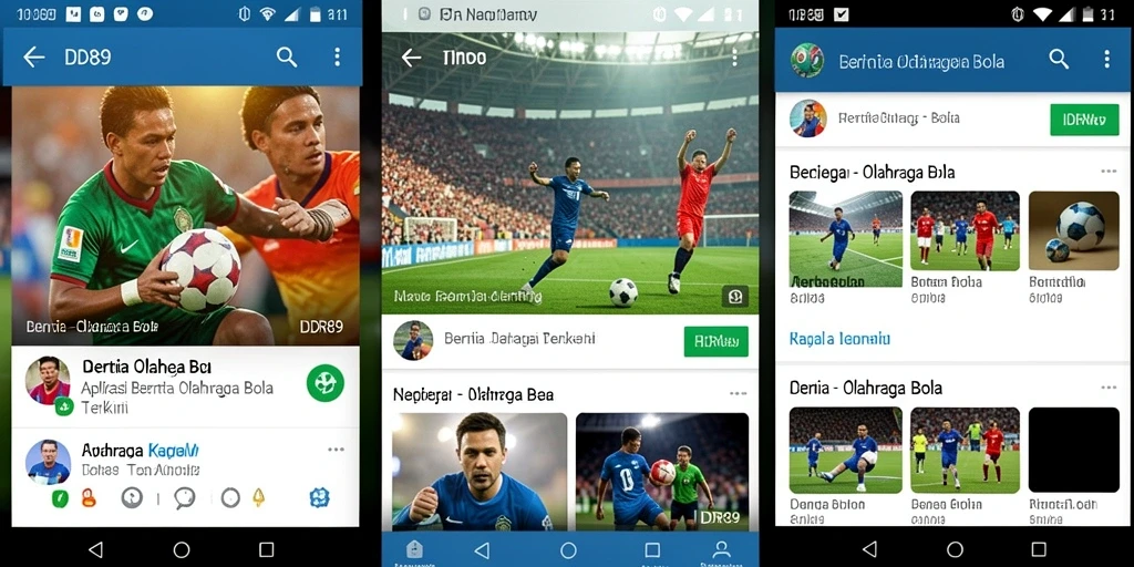 Antarmuka aplikasi IDR89 yang menarik dan mudah digunakan.