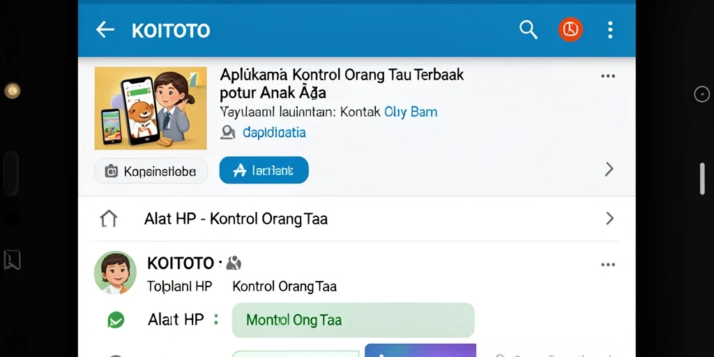 Tampilan antarmuka KOITOTO yang intuitif dan user-friendly.