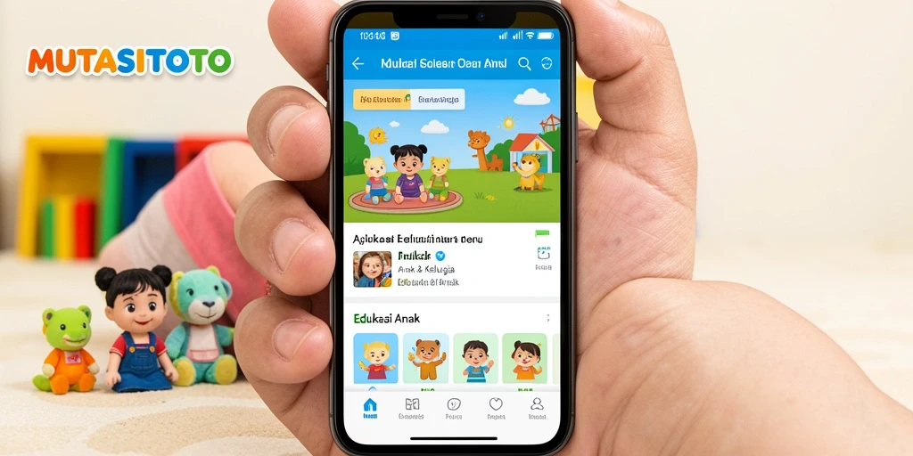 Tampilan antarmuka MUTASITOTO yang menarik dan edukatif.
