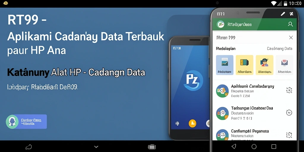 Antarmuka pengguna RT99 yang sederhana dan fungsional.